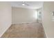 Spacious carpeted bedroom with a ceiling fan and natural light at 700 S Harbour Island Blvd # 226, Tampa, FL 33602