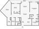 Detailed floor plan showcases layout, room dimensions, and closet locations at 700 S Harbour Island Blvd # 226, Tampa, FL 33602