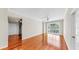 Bright living room with hardwood floors, a ceiling fan and a sliding glass door at 700 S Harbour Island Blvd # 226, Tampa, FL 33602