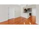 Open-concept room to kitchen with hardwood floors and stainless steel appliances at 700 S Harbour Island Blvd # 226, Tampa, FL 33602