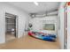 Bright garage space features ample storage for kayaks, fishing gear, and easy access with a roll-up door at 79 Palm Dr, Placida, FL 33946