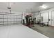 This garage is well lit with modern equipment at 12854 Boggy Creek Dr, Riverview, FL 33579