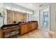 Bathroom featuring double sinks, and a vanity area, and tiled shower at 2825 Terra Ceia Bay Blvd # 1902, Palmetto, FL 34221