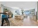 Comfortable living area with tile floors, ceiling fan and beautiful water views from the balcony at 2825 Terra Ceia Bay Blvd # 1902, Palmetto, FL 34221