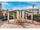 Charming outdoor lounge area with pergola and comfortable seating at 2825 Terra Ceia Bay Blvd # 1902, Palmetto, FL 34221