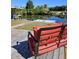 Relax on this outdoor deck overlooking the water at 14928 Capri Ln, Hudson, FL 34667