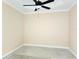 Bedroom featuring a ceiling fan and neutral walls, offering a blank canvas for personalization at 422 Shannon Estates Ct, Plant City, FL 33563