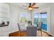 Cozy dining area with waterfront view, perfect for intimate meals and gatherings at 6423 Driftwood Dr, Hudson, FL 34667