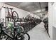 A well-organized bike storage room ensures convenient and secure parking for residents' bicycles at 301 1St S St # 2006, St Petersburg, FL 33701