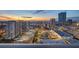 Expansive city view at sunset showcases urban living with illuminated buildings and a vibrant skyline at 301 1St S St # 2006, St Petersburg, FL 33701
