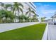 Dog park area with bench seating and greenery for residents and their pets at 301 1St S St # 2006, St Petersburg, FL 33701
