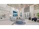 Spacious lobby with plush seating, marble floors, and modern artwork creates a luxurious and inviting atmosphere at 301 1St S St # 2006, St Petersburg, FL 33701