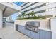 The outdoor grill is complete with stainless steel grill and plenty of counter space at 301 1St S St # 2006, St Petersburg, FL 33701