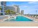 Enjoy the outdoors with the large swimming pool, and plenty of lounge chairs for relaxing at 301 1St S St # 2006, St Petersburg, FL 33701