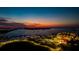 Picturesque aerial view of a waterfront amphitheater at sunset at 670 Island Way # 500, Clearwater Beach, FL 33767