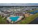 Community amenities showcase a pool, clubhouse, playground, tennis court and common areas within the neighborhood at 12940 Brookside Moss Dr, Riverview, FL 33579