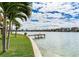 Beautiful waterfront home, highlighting the expansive backyard and private dock at 16134 4Th E St, Redington Beach, FL 33708