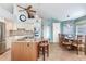 Open kitchen flows into the dining and living areas, perfect for entertaining at 16134 4Th E St, Redington Beach, FL 33708