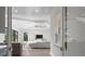 The living room is open and spacious with vaulted ceilings and modern furnishings at 337 Coffee Pot Ne Dr, St Petersburg, FL 33704