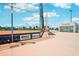 Community baseball field with concession stand and advertising banners, perfect for recreation and outdoor activities at 343 Rex Pl # F, Madeira Beach, FL 33708