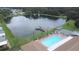 Community pool, lake and tennis courts for residents to enjoy, all within close proximity at 34421 Countryside Dr, Wesley Chapel, FL 33543