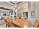 Bright open dining area with a large table perfect for entertaining guests at 214 Bon Vie Pl, Valrico, FL 33594