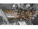 Drone's eye view of this stunning home, providing a unique perspective of the home and property at 19018 Geraci Rd, Lutz, FL 33548
