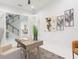 Bright home office with a modern design next to the staircase view at 716 S Lois Ave, Tampa, FL 33609