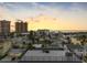 Rooftop ocean view overlooking the neighborhood and colorful sunset at 18077 3Rd St, Redington Shores, FL 33708