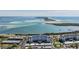 Gorgeous aerial view of waterfront condos with direct access to the beautiful Florida beaches at 7 Elgin Pl # 603, Dunedin, FL 34698