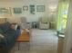 Cozy living room with plenty of natural light and comfortable seating at 1279 Dinnerbell E Ln, Dunedin, FL 34698