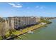 Beautiful waterfront condominium with private boat slips and a swimming pool at 19451 Gulf Blvd # 204, Indian Shores, FL 33785