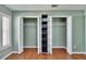 Spacious closet with adjustable shelving, offering ample storage options at 9413 Swift Creek Cir, Dover, FL 33527