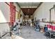 Large garage area, with ladders and other construction equipment stored at 9413 Swift Creek Cir, Dover, FL 33527