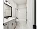 Clean bathroom featuring a shower-tub combo and modern vanity at 5283 Everlong Dr, Apollo Beach, FL 33572