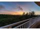 Enjoy this colorful sunset view from the balcony of this unit at 12077 Gandy N Blvd # 344, St Petersburg, FL 33702