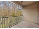 Screened patio offering views of the natural landscape and providing an outdoor living space at 17108 Carrington Park Dr # 710, Tampa, FL 33647
