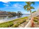 Picturesque water view with lush greenery, a charming canal, and clear skies, offering a serene environment at 3889 Pompano Se Dr # A, St Petersburg, FL 33705