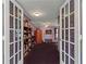 Inviting living room showcasing built-in bookshelves and doorway, with decorations at 5309 21St S Ave, Gulfport, FL 33707