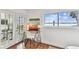 Stylish desk area with water view and bright lighting enhances the workspace in this lovely home at 800 Madonna Blvd # 2, Tierra Verde, FL 33715