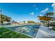 The community lawn bowling courts provide a recreational space for residents at 2258 World Parkway W Blvd # 8, Clearwater, FL 33763