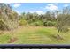 Backyard view from the balcony showcases a private, well-maintained green space at 6307 Brevada Ln, Apollo Beach, FL 33572