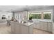 Open kitchen with large island, pendant lighting and breakfast nook at 16403 Zurraquin De Avila, Tampa, FL 33613