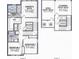Detailed floor plan showing Owner's suite, bedrooms, laundry, baths, and open roof deck layout at 3027 Bermuda Sloop Cir, Ruskin, FL 33570
