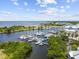 Beautiful marina with a variety of boats docked, offering stunning waterfront views at 3027 Bermuda Sloop Cir, Ruskin, FL 33570