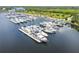 Picture of the marina with boats docked in the harbor at 3027 Bermuda Sloop Cir, Ruskin, FL 33570