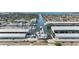Panoramic aerial showcases boat storage, marinas, and stunning waterfront views, highlighting the area's nautical appeal at 5166 39Th S St, St Petersburg, FL 33711