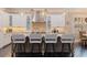 Spacious kitchen island with pendant lighting and bar stool seating at 310 8Th N Ave, St Petersburg, FL 33701