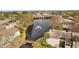 Aerial view of the lake behind the homes in the community at 4154 Pinelake Ln # 101, Tampa, FL 33618