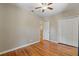 Bedroom featuring hardwood floors and a closet at 832 13Th N Ave, St Petersburg, FL 33701